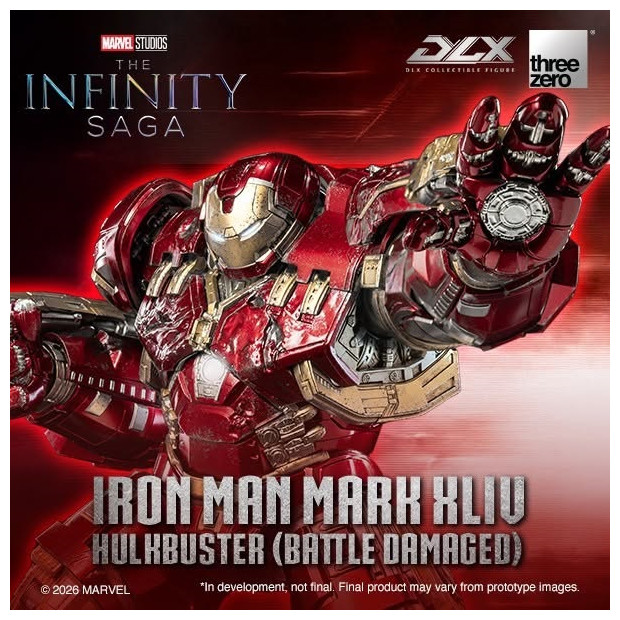 DLX Scale - Iron Man Mark 44 'Hulkbuster' (Battle Damaged) | MARVEL [Threezero]
