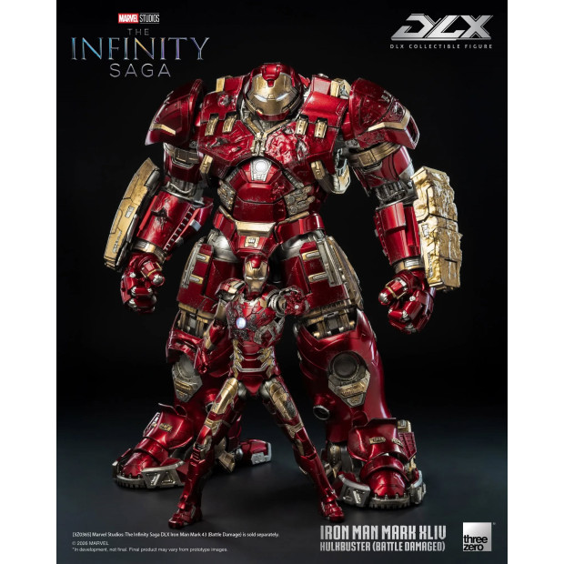 DLX Scale - Iron Man Mark 44 'Hulkbuster' (Battle Damaged) | MARVEL [Threezero]