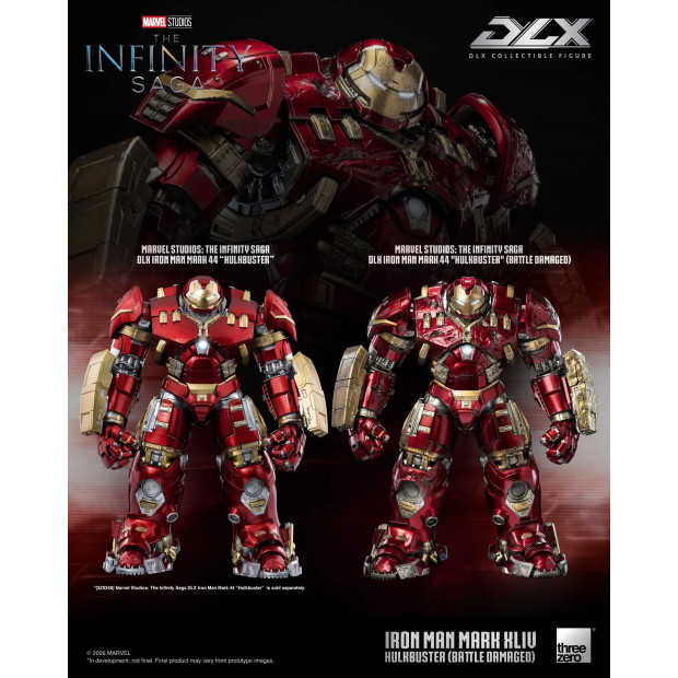 DLX Scale - Iron Man Mark 44 'Hulkbuster' (Battle Damaged) | MARVEL [Threezero]