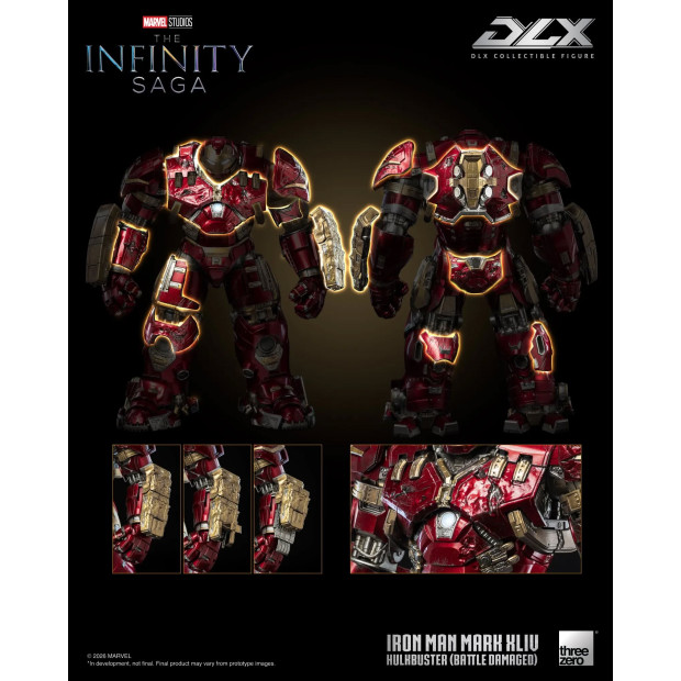 DLX Scale - Iron Man Mark 44 'Hulkbuster' (Battle Damaged) | MARVEL [Threezero]