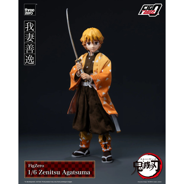 FigZero 1/6th Scale Collectible Figure - Zenitsu Agatsuma | Demon Slayer: Kimetsu no Yaiba [Threezero]
