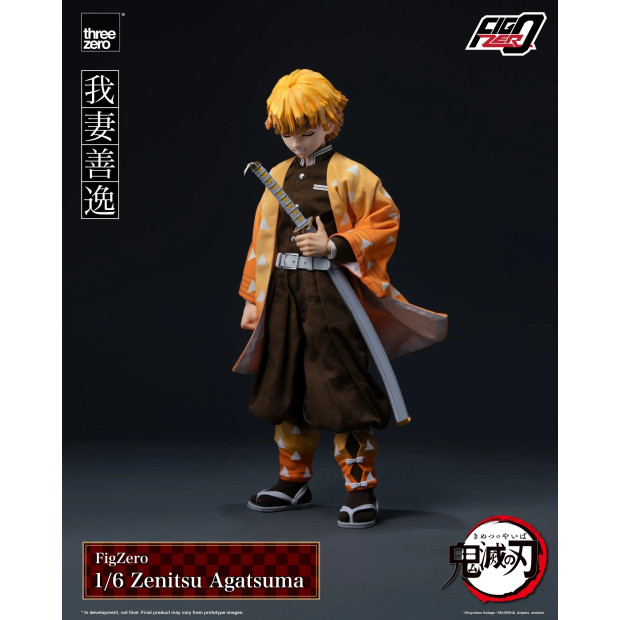 FigZero 1/6th Scale Collectible Figure - Zenitsu Agatsuma | Demon Slayer: Kimetsu no Yaiba [Threezero]