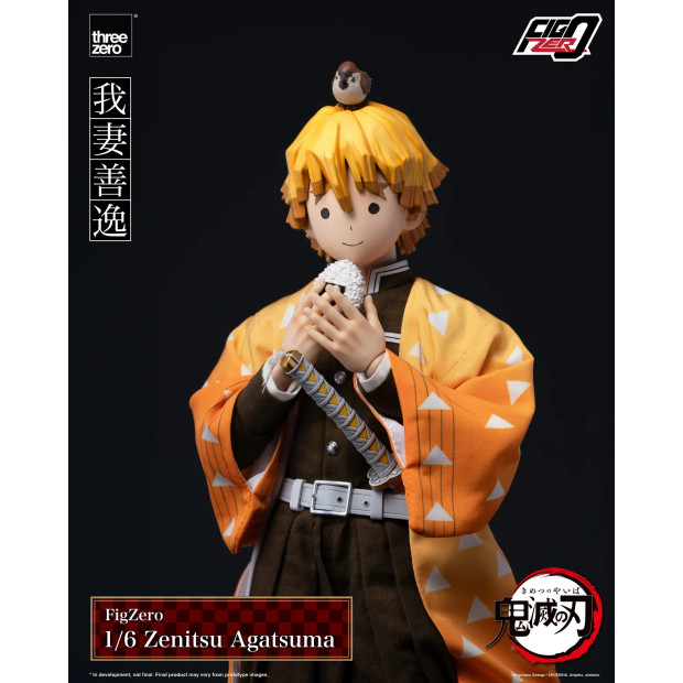 FigZero 1/6th Scale Collectible Figure - Zenitsu Agatsuma | Demon Slayer: Kimetsu no Yaiba [Threezero]