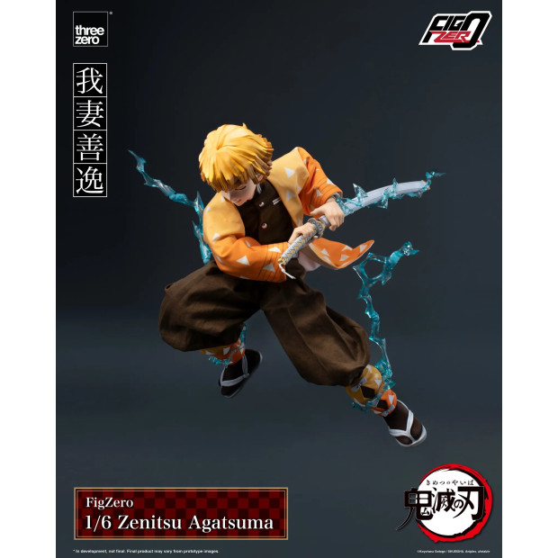 FigZero 1/6th Scale Collectible Figure - Zenitsu Agatsuma | Demon Slayer: Kimetsu no Yaiba [Threezero]