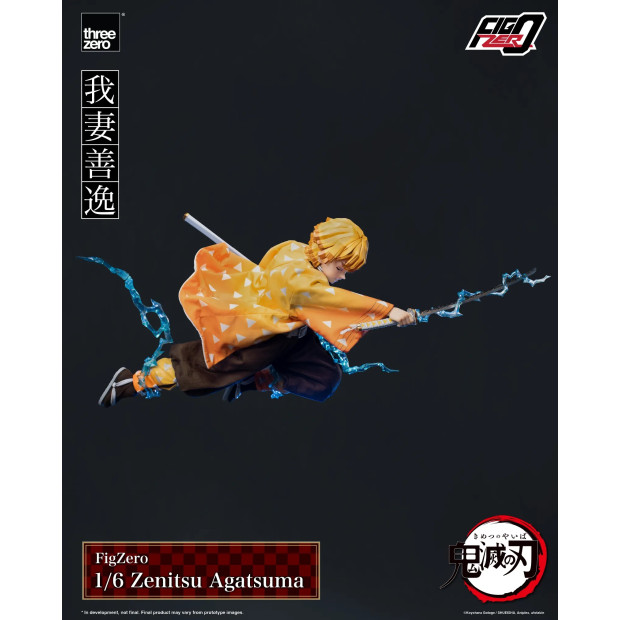 FigZero 1/6th Scale Collectible Figure - Zenitsu Agatsuma | Demon Slayer: Kimetsu no Yaiba [Threezero]
