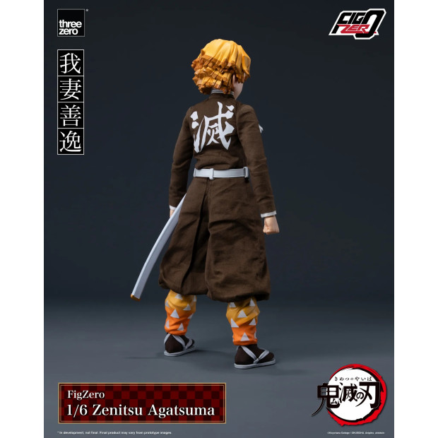FigZero 1/6th Scale Collectible Figure - Zenitsu Agatsuma | Demon Slayer: Kimetsu no Yaiba [Threezero]