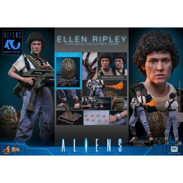 Movie Masterpiece Series MMS895 - Ellen Ripley (Deluxe Version) | Aliens Series [Hot Toys]