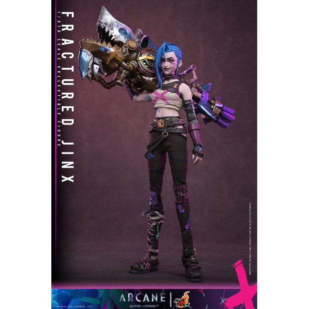 Television Masterpiece Series TMS183 - Fractured Jinx | ARCANE [Hot Toys]