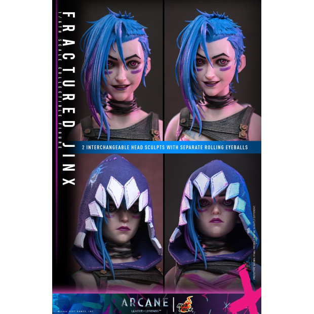 Television Masterpiece Series TMS183 - Fractured Jinx | ARCANE [Hot Toys]