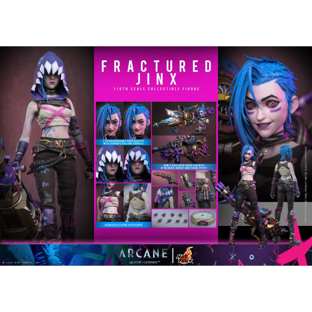 Television Masterpiece Series TMS183 - Fractured Jinx | ARCANE [Hot Toys]
