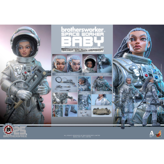 Artist Mix Collection Series AMC041 - Space Worker Baby (Brothersfree 25th Silver Galaxy Version) | [Hot Toys]