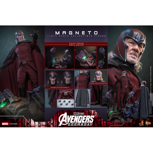 Movie Masterpiece Series MMS913 - Magneto (Deluxe Version) | MARVEL [Hot Toys]