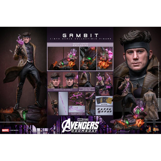 Movie Masterpiece Series MMS911 - Gambit (Deluxe Version) | MARVEL [Hot Toys]