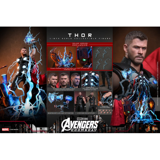 Movie Masterpiece Series MMS910 - Thor (Deluxe Version) | MARVEL [Hot Toys]