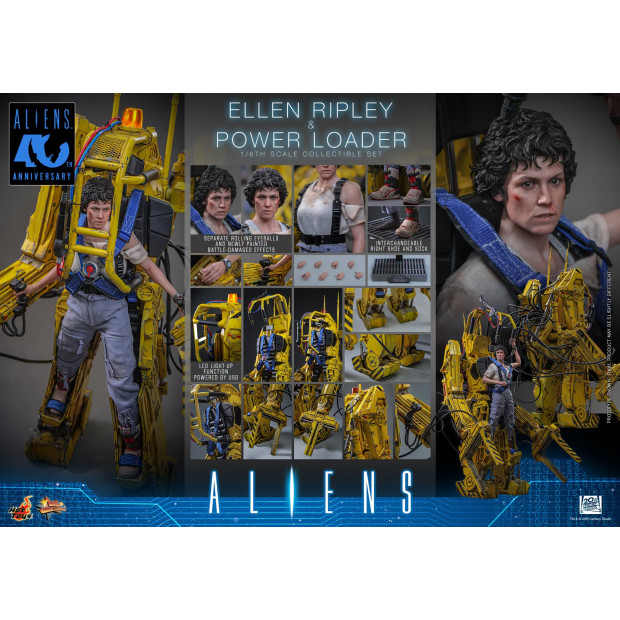 Movie Masterpiece Series MMS923 - Ellen Ripley & Power Loader | Aliens Series [Hot Toys]